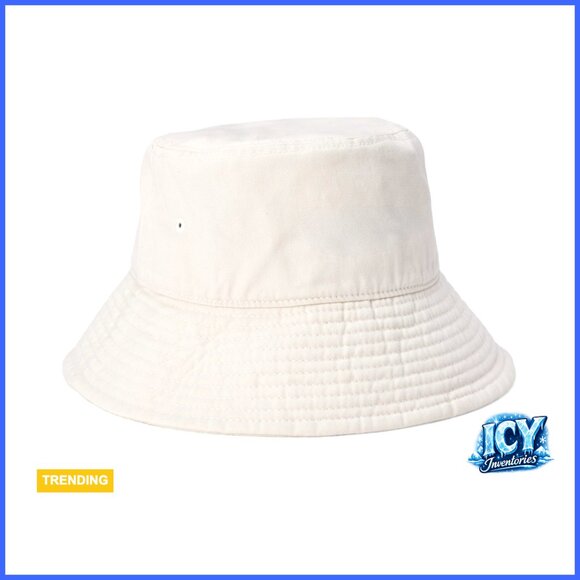 Women\'s Cotton Bucket Hat, Breathable Sun Hat for Beach & Casual Wear